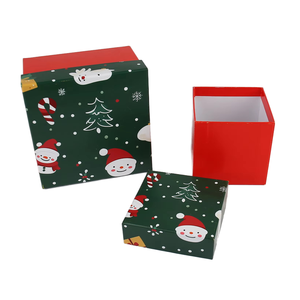 EcoRev Biodegradable Eco-Friendly Custom <b>Christmas</b> Gift <b>Boxes</b> Set Paperboard Base Lid Matt Lamination Specialty Paper for Gift - Product Image 2