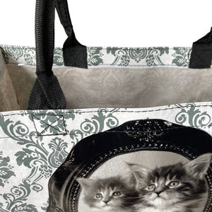 Bolsas de compras tejidas de algodón de lona de diseño personalizado de alta calidad con laminación de revestimiento interior Patrón de logotipo al por mayor de Vietnam - Product Image 6