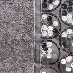 Ensemble de serviettes de bain contemporaines de luxe 3 pièces, serviette de bain argentée avec serviette à main et serviette de toilette pour la décoration - Product Image 4