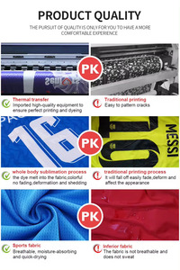 Two Tone <b>Split</b> Color Soccer Jersey Custom Graphic Sublimated Football Kit Alligator Team Match Uniform Adult Professional - Product Image 6