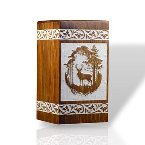 Handcrafted Rosewood Urn <b>Box</b> Tree of Life <b>Memorial</b> <b>Keepsake</b> handmade urn <b>box</b> - Product Image 5