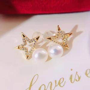 Exquisite Freshwater Pearl <b>Drop</b> <b>Earrings</b> with S925 <b>Silver</b> Needle Design Beaded Mantou and Sky Dream Collection - Product Image 4