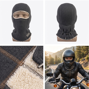 Pasamontañas Personalizado de Fábrica con Estampado, Ajustable, Cortavientos, de Forro Polar, para Esquí de Invierno, con Capucha, Protector Deportivo - Product Image 4