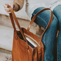 Sac fourre-tout de bureau Buffalo en cuir véritable fait à la main en gros Sac à main pour femmes Sac à main Voyage Shopping Sac fourre-tout à bandoulière