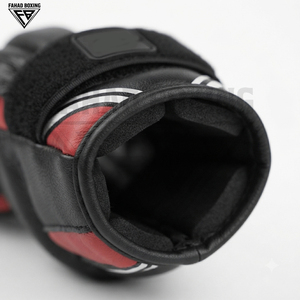Équipement de boxe FAHAD, service OEM ODM, protection des coudes en cuir PU durable, réglable, antichoc, léger, protection moyenne à haute intensité - Product Image 6