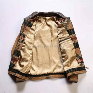 Veste en cuir véritable sur mesure pour homme, style classique, motard, bomber, veste d'extérieur - Product Image 3