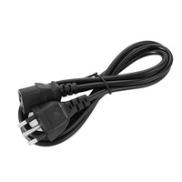 Câble d'alimentation CA SYONG 1,5 m/5 pi, prise brésilienne 3 broches vers IEC C13, 10 A 250 V 0,75 mm, adaptateur pour ordinateur portable, PC, imprimante, moniteur, cuivre nu