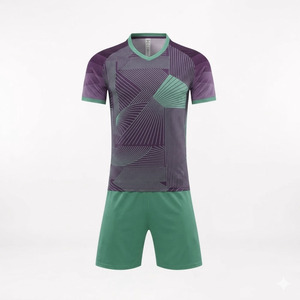 Ensembles de maillots de football personnalisés 2025 2026 en polyester coupe-vent respirant avec noms d'équipe personnalisés et logo sur mesure – Meilleures ventes - Product Image 4
