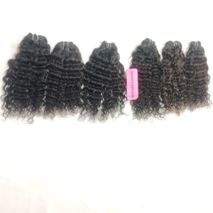 Paquetes de Cabello Humano Remy Indio Virgen sin Procesar al por Mayor, 100% Natural, Color Negro, Cutícula Alineada, 100g, Cabello Humano Doble Cosido a Máquina - Product Image 2