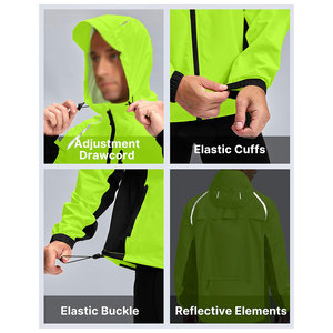Men Full Zip Windbreaker <b>Jacket</b> Water Resistant <b>Running</b> <b>Jacket</b> Wholesale Supplier OEM ODM - Product Image 5