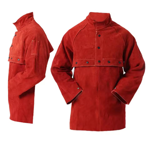 Nouvelle Arrivée Veste de Soudeur en Cuir de Vachette Haute Visibilité Ignifuge Anti-Vapeur avec Pack Respiratoire et Équipement de Protection Corporelle - Product Image 4