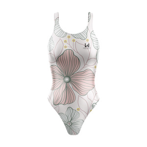 Women's Custom Professional Training Bodysuit Lightweight Polyester Nylon Beachwear Swimwear Regular Fit Bikini Swimsuit - Product Image 4