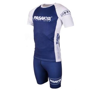 OEM 서핑 스포츠 래쉬가드 BJJ 프린트 컴프레션 셔츠 반팔 MMA 커스텀 로고 승화 래쉬가드 세트 (남성용) - Product Image 5