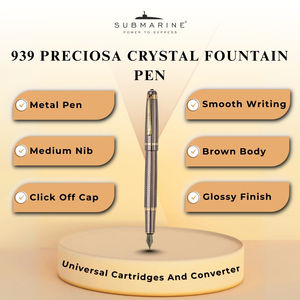 Stylo plume raffiné avec flux d'encre lisse et sans effort idéal pour les campagnes promotionnelles cadeaux clients et haut de gamme - Product Image 3