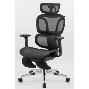 Sedia da Ufficio Ergonomica con Schienale Alto, Supporto Lombare Dinamico, Poggiatesta 2D, Braccioli 4D, Poggiapiedi, Comoda Sedia da Computer - Product Image 3