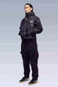 Veste technique imperméable unisexe, streetwear fonctionnel, coupe-vent, veste cargo tactique avec plusieurs poches pour hommes - Product Image 6