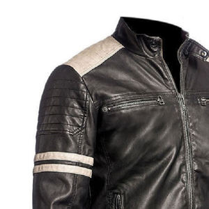 Motorcycle <b>Jacket</b> With Premium Genuine Leather <b>Racing</b> Jersey Men's Winter <b>Jacket</b> Anti UV Breathable Features Low Price - Product Image 2