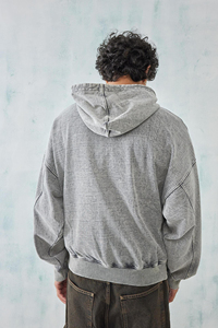 Sudadera con Capucha Deportiva Estilo Hip Hop para Hombre, Diseño Sólido, Tejida, Invierno, Corte Regular, Poliéster/Algodón, Estilo Urbano, Sudadera Gruesa - Product Image 5