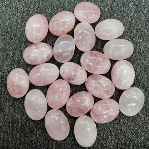 Pierre de paume en quartz rose naturel poli rose pour la guérison énergétique, la méditation et le Reiki - Vente en gros - ASY Crystal Export - Product Image 3