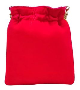 Sac Potli élégant et abordable pour femmes, avec broderie perlée à la main, style traditionnel à cordon de serrage et utilisation polyvalente - Product Image 3