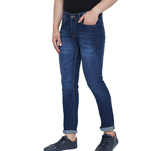 Jeans Ajustados de Algodón de Alta Calidad para Hombre, Diseño Personalizado con Cuatro Bolsillos, Cintura Ajustable, Estilo Hip Hop, Servicio OEM, Logotipo en la Cintura - Product Image 5