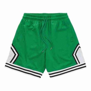 OEM Custom Logo Men's Basketball Mesh Shorts 5 Inch Inseam <b>Knee</b> 5 Point <b>Heat</b>-Transfer Printing Size 6XL 100% Polyester Vintage - Product Image 1