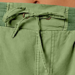 Nouvelle jupe cargo mini sexy d'été à taille haute avec poches à rabat et cordon de serrage pour femme, style streetwear, short cargo pour femme - Product Image 4