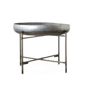 Fresh Arrival Metal Cross Base Round Shaped Top Coffee <b>Table</b> Decorative Furniture Beside <b>Table</b> <b>for</b> Home Office Living Room - Product Image 2