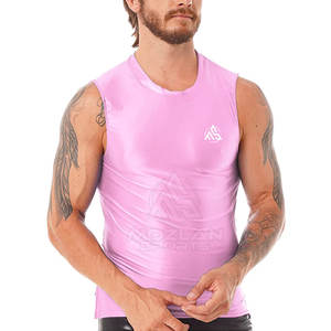Ropa Deportiva de Alta Calidad para Hombre, Camiseta de Compresión Personalizada al por Mayor, Camiseta de Compresión para Entrenamiento - Product Image 4