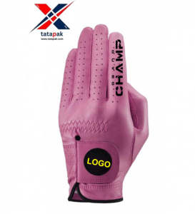 Gants de golf en cuir véritable de haute qualité 2025, confortables et souples, en peau de mouton, avec le meilleur soutien du poignet, trous respirants pour les doigts, logo personnalisé - Product Image 2