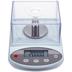 Bilancia Analitica Elettronica di Alta Precisione 500g X 0.001g, 13 Unità di Conversione, Attrezzatura da Laboratorio Scientifica - Product Image 2