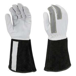 Guantes de Soldadura Cómodos con Puño Largo, Protección Completa para las Manos, de Cuero Vacuno, para Soldador, Guantes de Trabajo para Hombre - Product Image 1