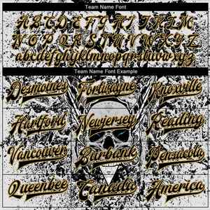 Men's Skull Pattern Varsity <b>Jacket</b> Custom Name Number Sublimation Print <b>Punk</b> Style Autumn Wear Regular Fit Turn-down Collar OEM - Product Image 4