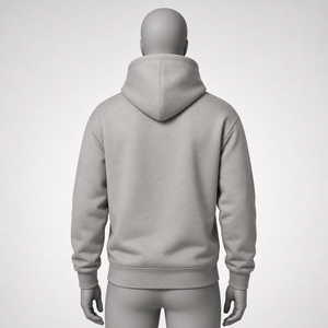Sweat à capuche d'hiver personnalisé pour homme avec logo personnalisé, imprimé en sérigraphie, 100% coton molletonné - Product Image 3