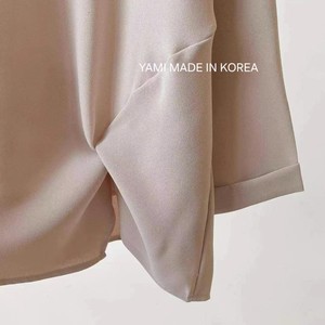 Camicetta da Donna Made in Korea con Dettaglio Intrecciato e Maniche a Tre Quarti, 100% Poliestere - Product Image 5