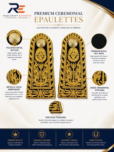 Épaulettes d'épaule fabriquées avec des matériaux de haute qualité offrant confort, style et durabilité longue durée - Product Image 5