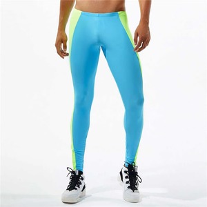 Leggings de compresión elásticos para hombre, pantalones deportivos ajustados para gimnasio, fitness, correr, entrenamiento y actividades deportivas. - Product Image 5