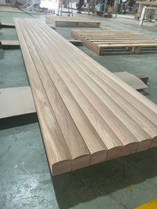 Rampe d'escalier en chêne rouge moderne et minimaliste, fabrication professionnelle sur mesure, pièces d'escalier pour escaliers intérieurs et extérieurs - Product Image 5