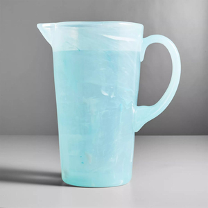 Carafe à eau en résine écologique faite à la main, approuvée par la FDA, sans BPA, incassable, motif marbré, pour la table - Product Image 5