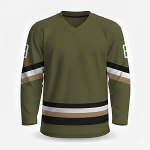 CAMISETA DE HOCKEY SOBRE HIELO DE ALTA CALIDAD UNISEX - Product Image 6