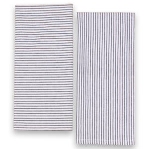 Serviette de cuisine multi-usage en coton 100% certifié GOTS, tissée, à rayures, à carreaux, douce, confortable, séchage rapide, gaufrée, écologique - Product Image 4