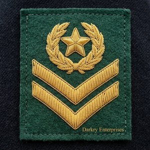 Écusson en fil de bullion fait main sur mesure, fil d'or de qualité supérieure, insignes d'épaule professionnels pour organisations et clubs - Product Image 5