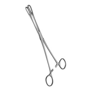 Pinzas de sujeción Rampley de 24.5cm con mandíbulas dentadas atraumáticas de acero inoxidable, instrumento quirúrgico para ORL, primeros auxilios y uso general. - Product Image 6