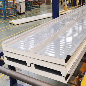 แผ่นผนังสำเร็จรูปโพลียูรีเทนแบบแซนวิชที่ได้รับการรับรองมาตรฐาน ISO สำหรับห้องปฏิบัติการ ห้องผ่าตัด และห้องเย็น - Product Image 2