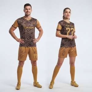 Tenues de sport personnalisées par sublimation, ensembles de football de haute qualité, vêtements de sport pour adultes, uniformes d'entraînement de football, maillots d'équipe de football - Product Image 2