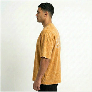 Camiseta Extra Grande de Algodón 100% con Lavado Ácido para Hombre, Fabricada por Profesionales, con Bordado Personalizado, de Secado Rápido y Alto Rendimiento - Product Image 3