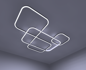 <span class=keywords><strong>Luminaire</strong></span> à <span class=keywords><strong>suspension</strong></span> LED commercial pour plafond de lustre en aluminium rectangulaire de cuisine intérieure; pour salon - Product Image 6