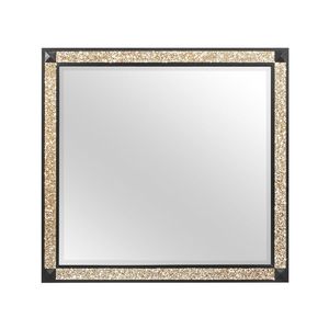 Specchio LIVELY Nero/Oro con Cornice Elegante e Design Moderno - Product Image 2