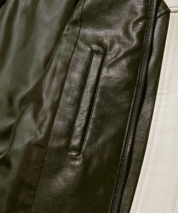 Blouson moto en cuir PU marron pour homme, col montant, fermeture éclair, coupe classique, idéal pour l'automne - Product Image 4