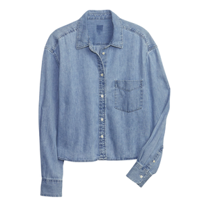 Camisa Vaquera para Mujer, Tela Vaquera Cómoda, Algodón Personalizable al por Mayor - Product Image 4